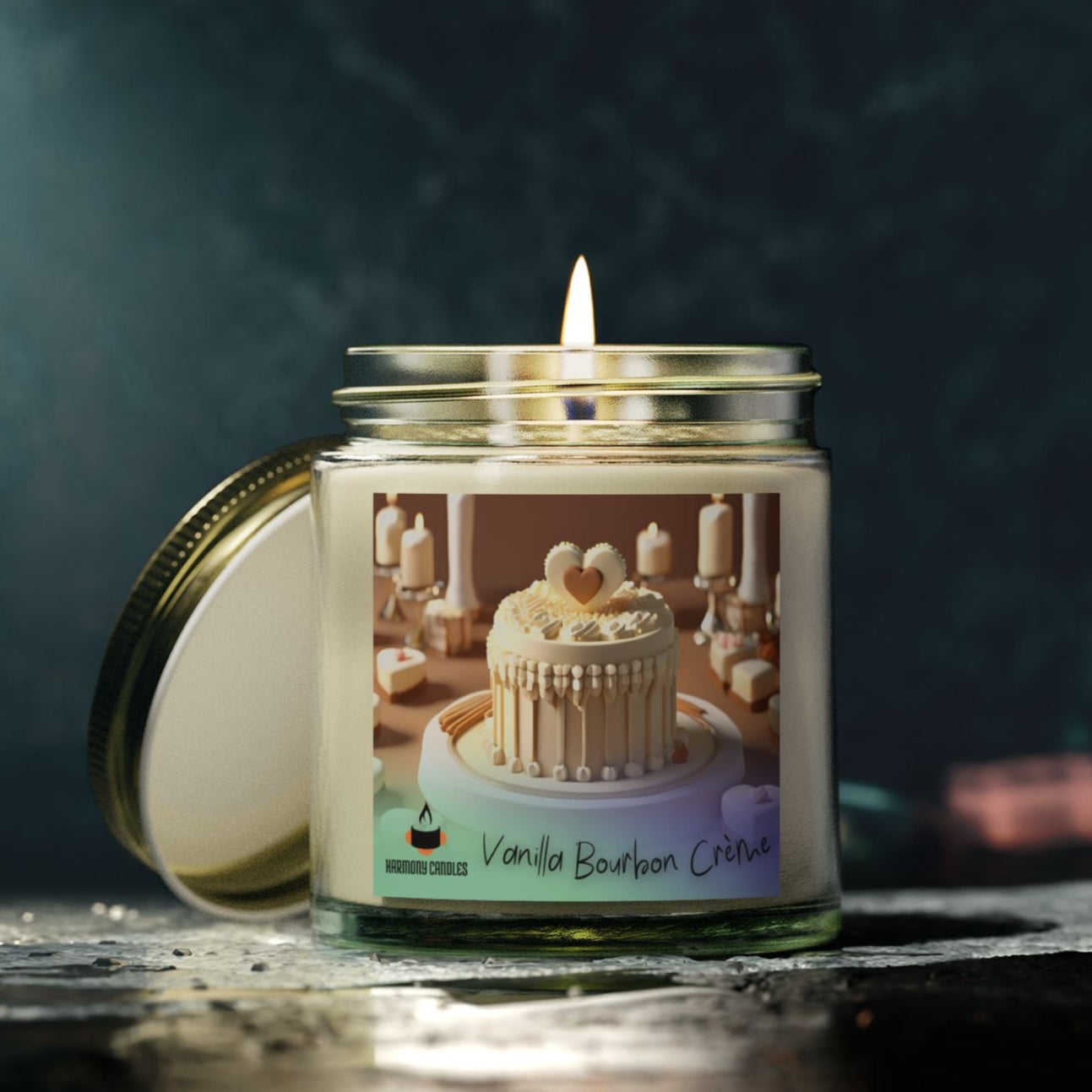 Vanilla Bourbon Crème, Coconut Apricot Wax (4oz, 9oz)