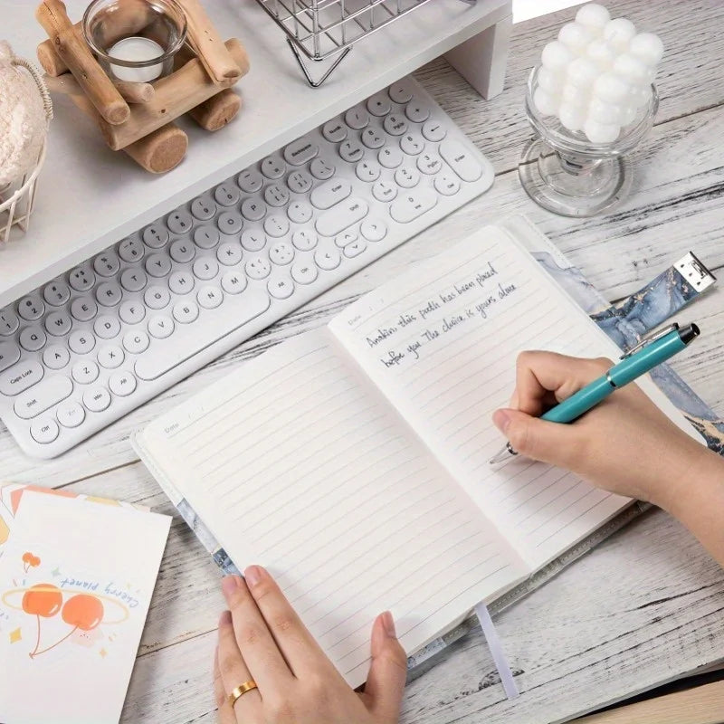 A5 Fashion Password Book with Lock Journal Creative Journal Book Student Notepad Stationery Notebook
