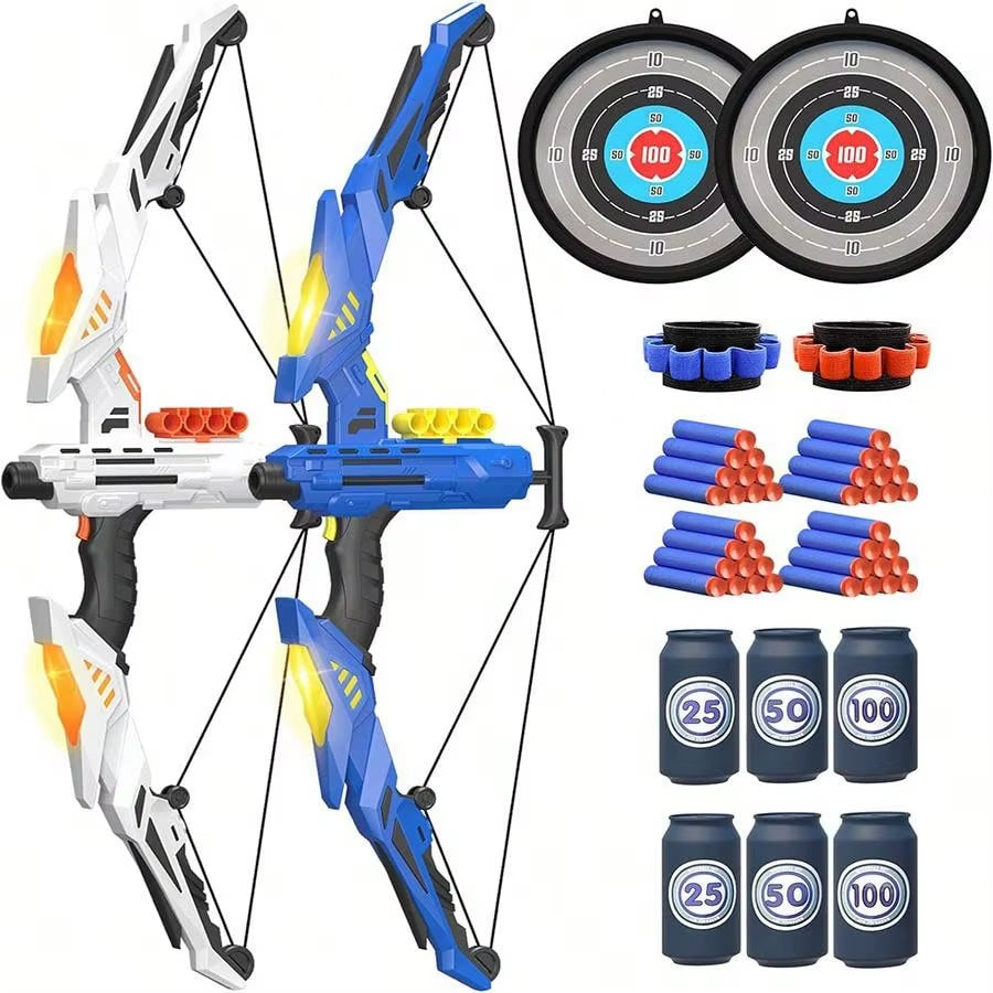 🎯 Kids LED Archery Toy Set – Safe Fun for All Seasons!