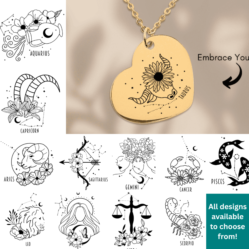 Celestial Zodiac Necklace – A Timeless Cosmic Keepsake