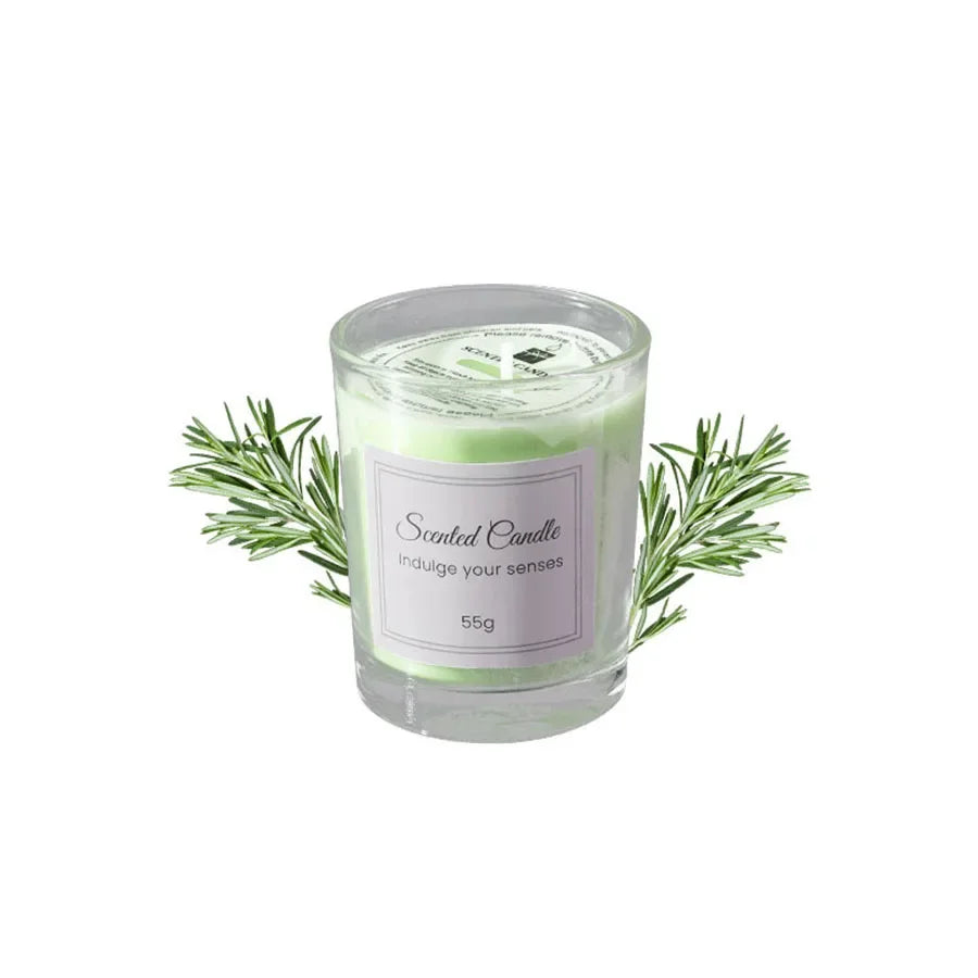 Aromatherapy Candle Gift Set – Handmade Soy Wax in Elegant Glass Jars