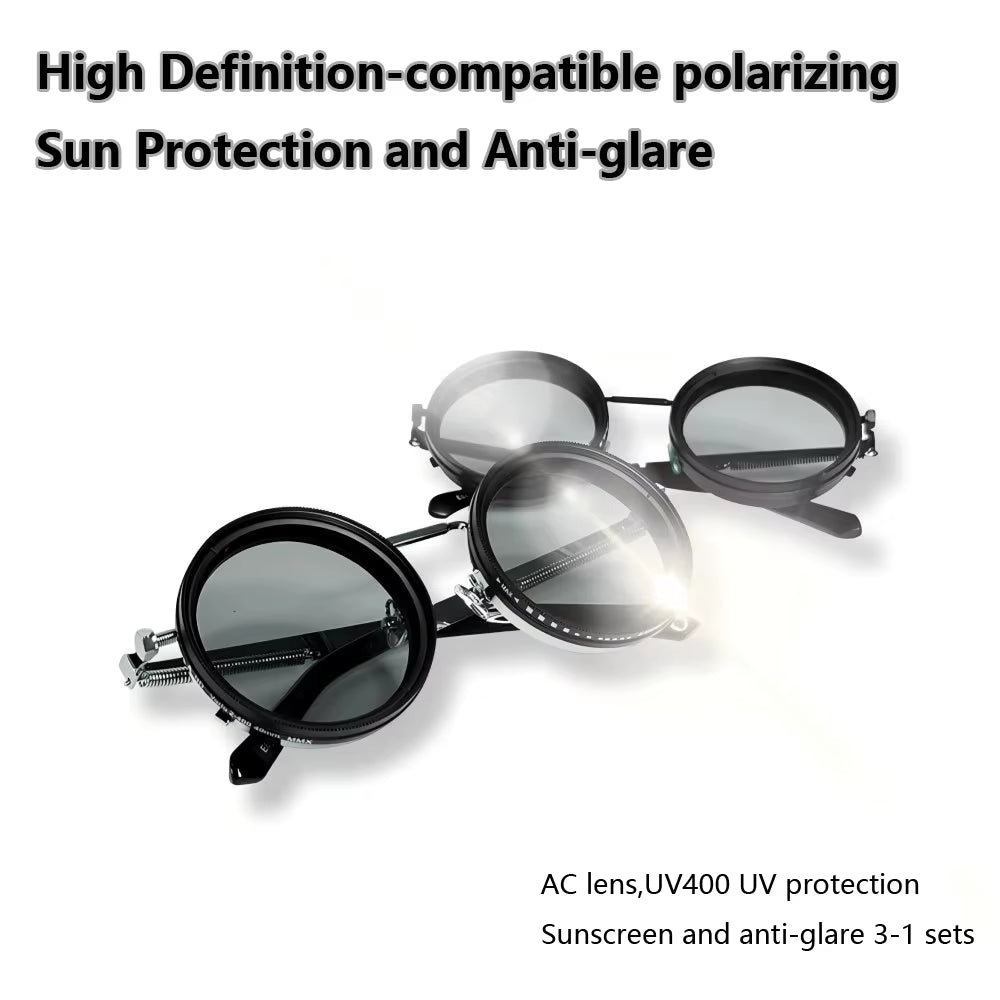 🕶️ Adjustable ND9 Dimming Sunglasses – Ultimate Clarity & Control for Every Adventure