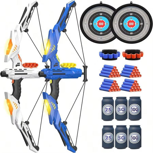 🎯 Kids LED Archery Toy Set – Safe Fun for All Seasons!
