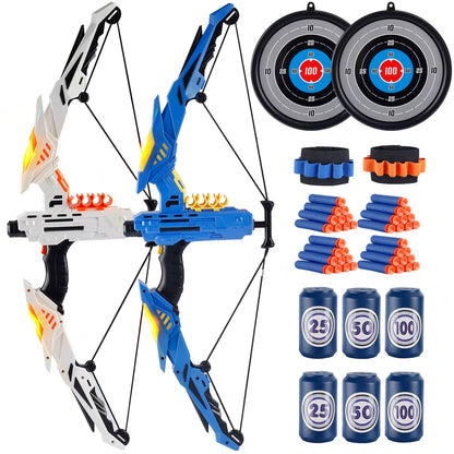 🎯 Kids LED Archery Toy Set – Safe Fun for All Seasons!