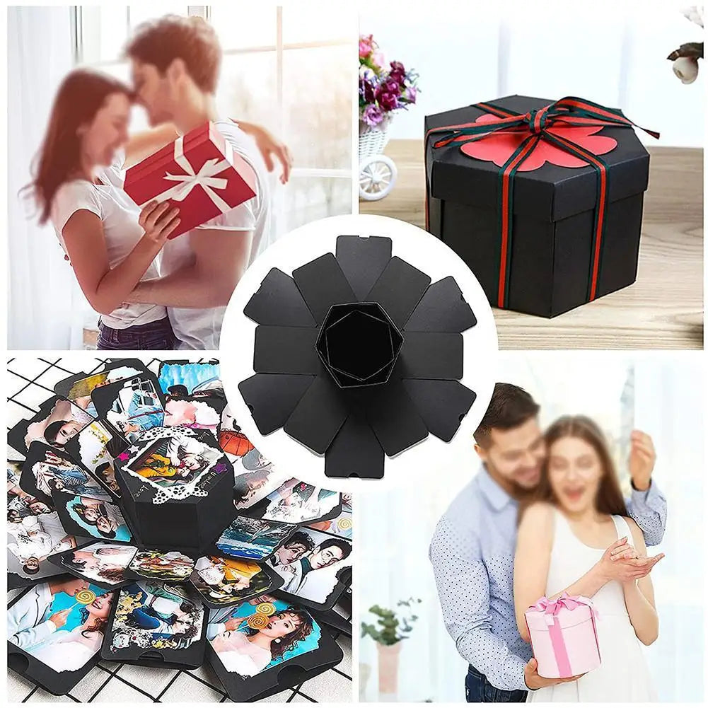 DIY Surprise Explosion Box – Personalized Photo Album Gift for Birthdays, Anniversaries & Special Moments