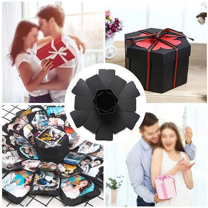 DIY Surprise Explosion Box – Personalized Photo Album Gift for Birthdays, Anniversaries & Special Moments