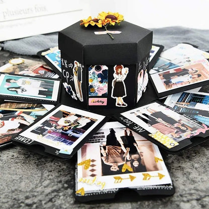 DIY Surprise Explosion Box – Personalized Photo Album Gift for Birthdays, Anniversaries & Special Moments
