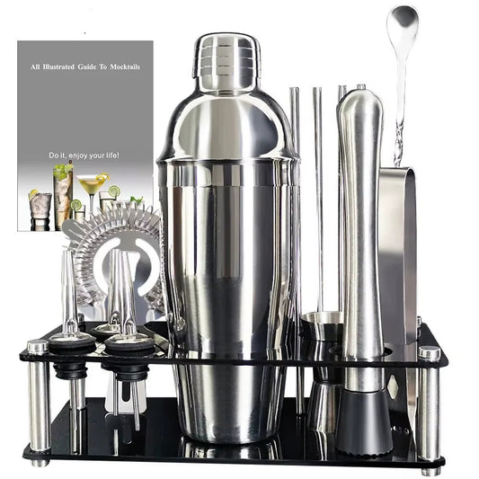 The Perfect Gift for Cocktail Lovers – Premium Bartender Kit with Elegant Acrylic Stand