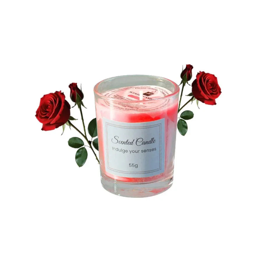 Aromatherapy Candle Gift Set – Handmade Soy Wax in Elegant Glass Jars